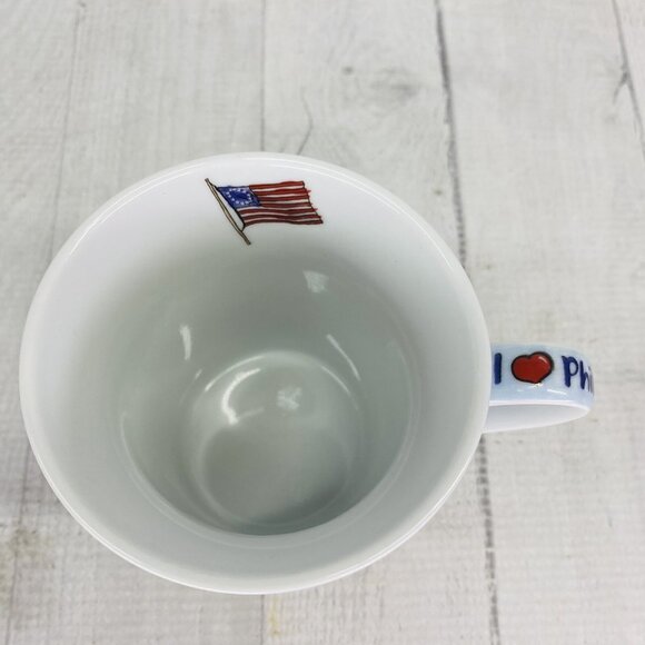 The Postcard Factory I LOVE PHILADELPHIA City of Brotherly Love Graphic Mug Cup - Picture 7 of 13